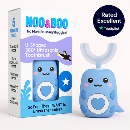 Noo&Boo U-Shaped 360° Dinosaur Toothbrush
