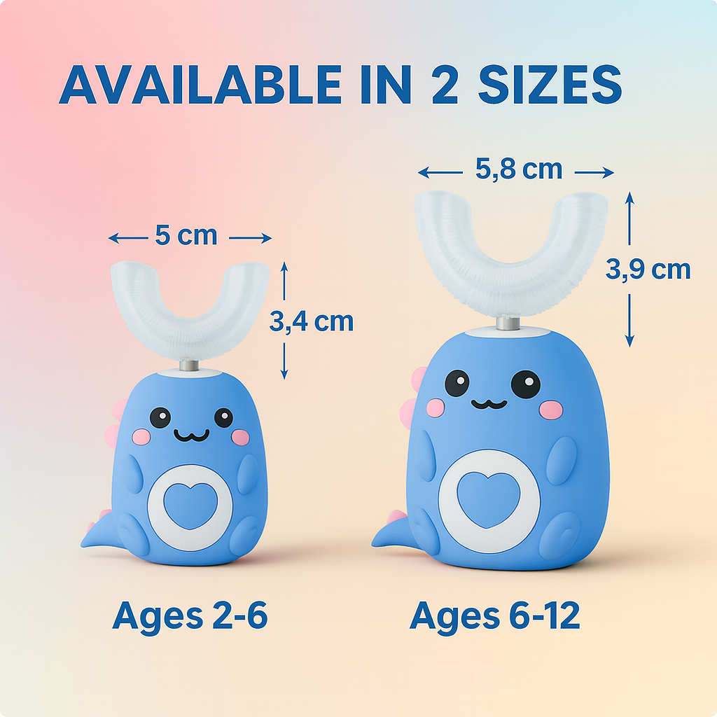 Noo&Boo U-Shaped 360° Dinosaur Toothbrush