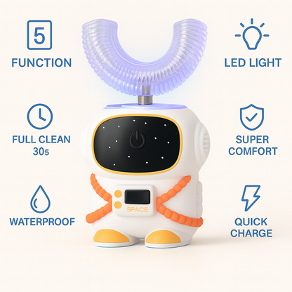 Noo&Boo U-Shaped 360° Astronaut Toothbrush
